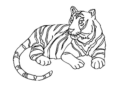 Tigre Coloriage Coloriage Tigre 321 Coloriage Voir plus d idées