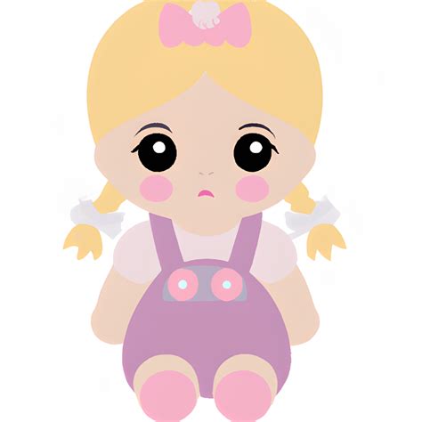 Cute Baby Doll Clipart · Creative Fabrica