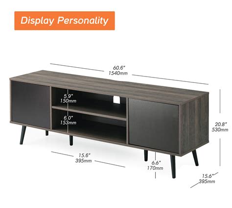 Buy Wampat Mid Century Modern Tv Stand For Tvs Up To 65 Inch Retro Tv