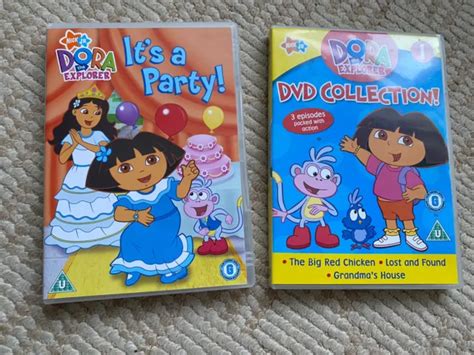 Dora The Explorer Its A Party Dvd Collection Childrens Bundle Of