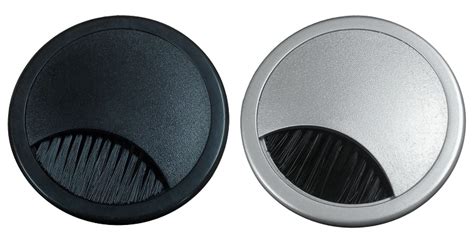 For the latter, the brushes regulate temperature around vital cables and computer elements to ensure optimal functionality. Plastic Brush Desk Grommets | 2.375" | 2"