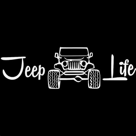 Jeep Life 882 Decal