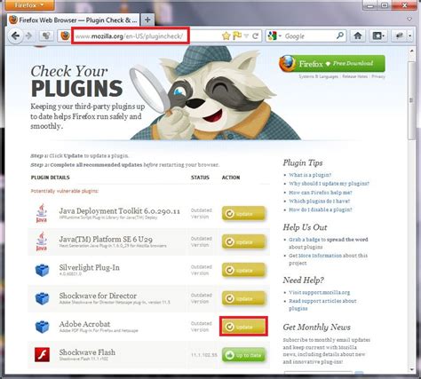 So learn with us how to update firefox. How To Quickly Check And Update Your Firefox Plugins ...