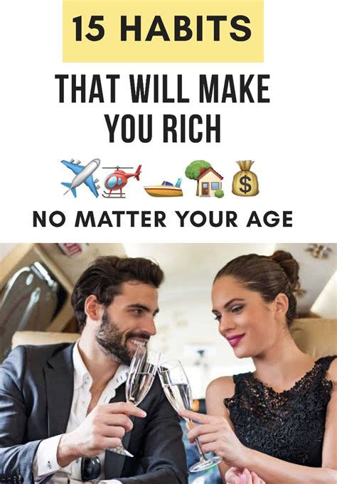15 Habits That Will Make You Rich No Matter Your Age 💰💰💰 Become A
