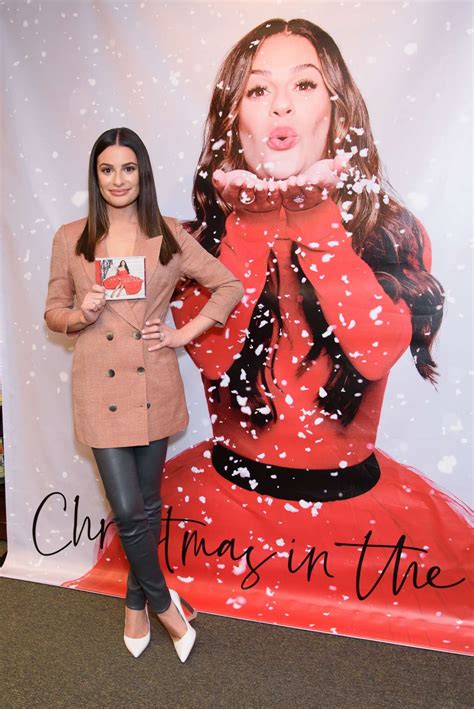 Lea Michele Christmas In The City Cd Launch 10 Gotceleb