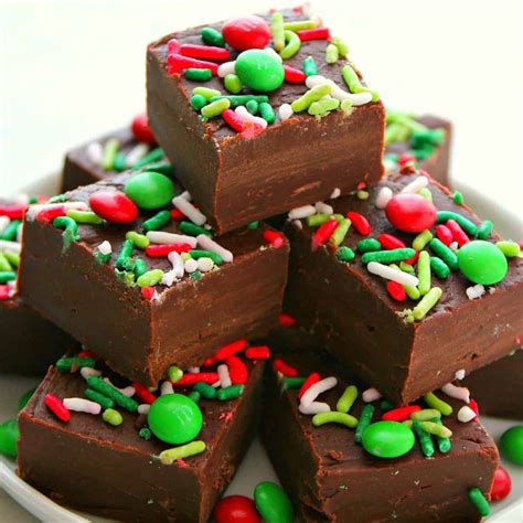 Christmas Fudge 3 Ingredients Only Crunchy Creamy Sweet
