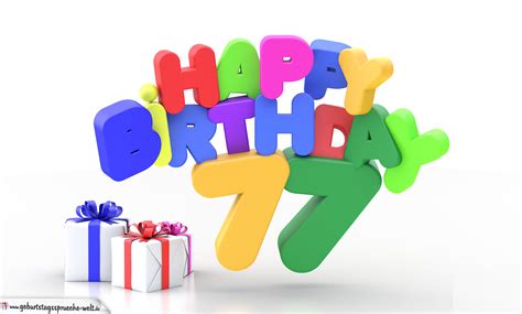 Happy Birthday 77