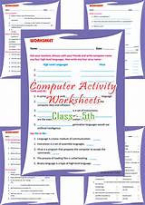 Images of Computer Activity For Class 1