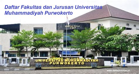 Daftar Fakultas Dan Jurusan Ump Universitas Muhammadiyah Purwokerto