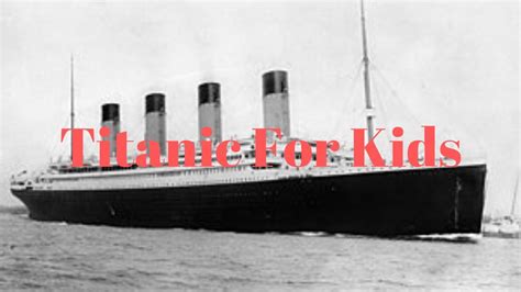 Learn about the history of the construction, maiden voyage and sinking of the titanic, along with later efforts to discover the wreckage. Titanic for Kids - YouTube