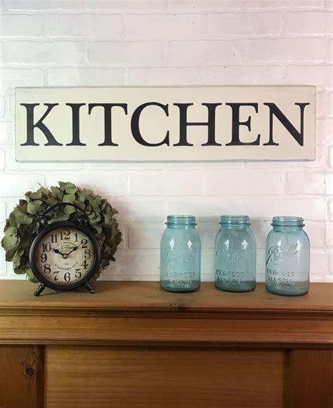 Kitchen Sign Kitchen Wall Decor Farmhouse Sign Rustic