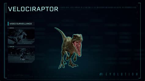 Jurassic World Evolution Species Profile Velociraptor Youtube