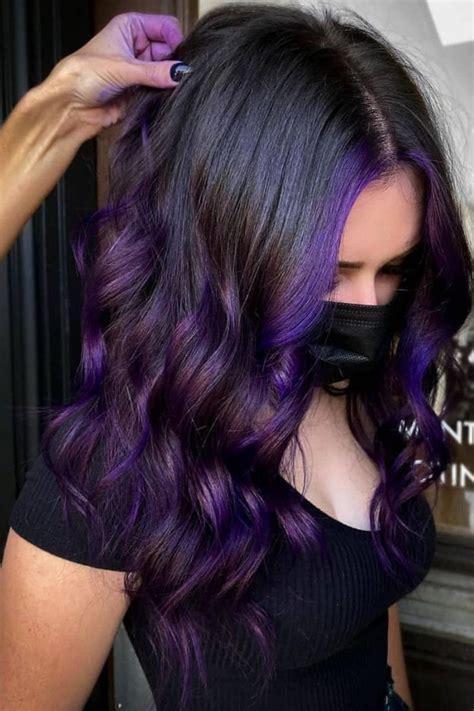 32 Best Purple Hair Color For Dark Hair To Copy Asap 2021 Page 5 Of 5 Hair