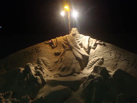 Religious Sand Sculptures Ocean City Md Loveland Sculpture Wall