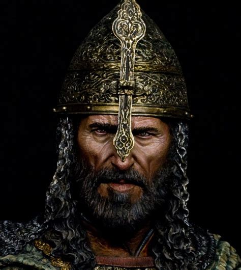 Saladin By Jason Zhou Putty Paint Persian Warrior Painting
