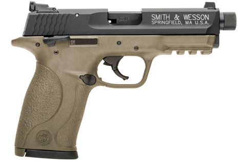 Smith And Wesson Mp22 Compact 22lr Flat Dark Earth Fde Suppressor Ready