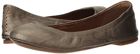 Lucky Brand Womens Emmie Leather Closed Toe Ballet Flats Brindle 1