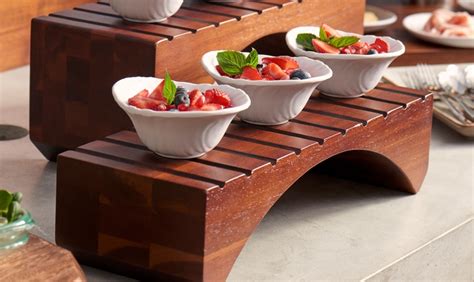 Wood Buffet Creations Display Systems And Risers Buffet