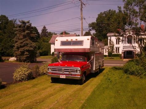 1972 Ford F350 Dually Camper Special Vintage Rv Classic Ford F 350