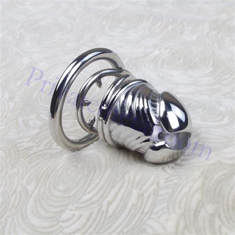 Metal Foreskin Style Chastity Device Stainless Steel Cock Etsy