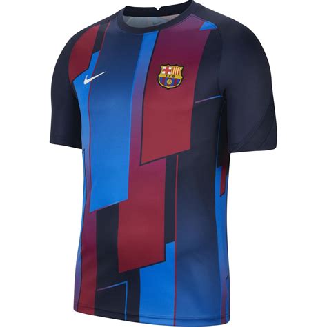 новата мъжка футболна фланелка Nike Barcelona Pre Match Shirt 2021 2022