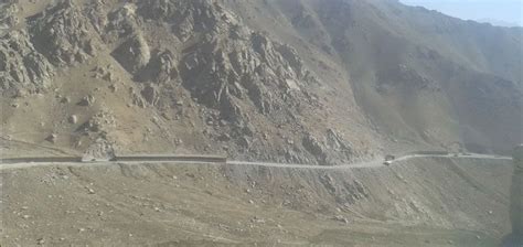 Salang Pass A Road With Heavy Snowfalls And Strong Winds