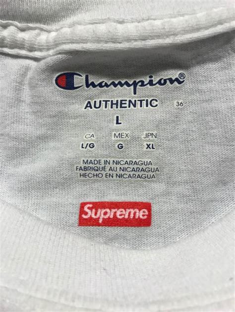 Supreme Supreme X Champion Long Sleeve T Shirt White Grailed