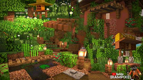 How To Make A Simple Garden In Minecraft