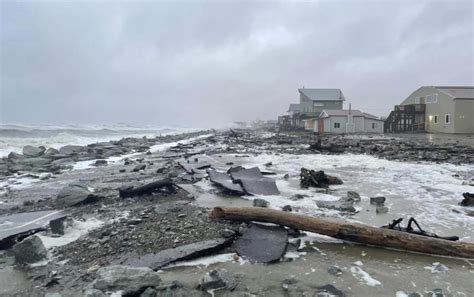 Historic Storm Causes Widespread Flooding And Damage Along West Alaska