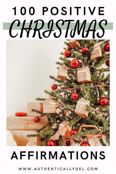 100 Christmas Affirmations For The Holidays Authentically Del