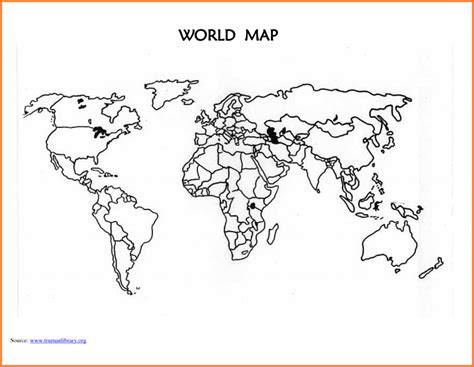 Printable World Map No Labels Free Printable Maps