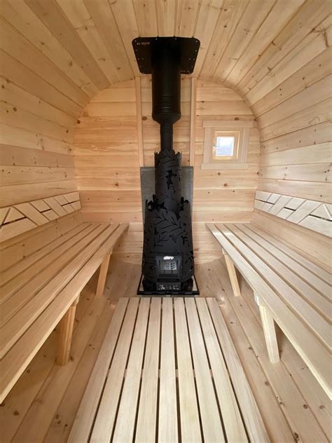 cedrová sudová sauna kvadro 2 8 m finská sudová sauna