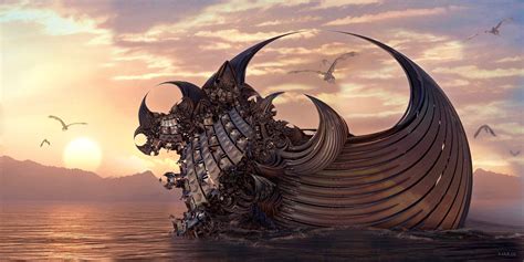 Dragon Ship Wallpaperhd Artist Wallpapers4k Wallpapersimages