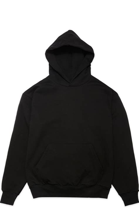 hoodie template black
