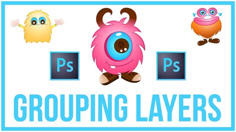 How To Group Layers In Photoshop CC Full Tutorial YouTube