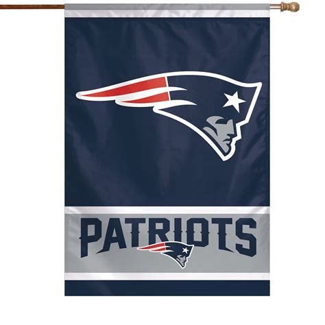 New England Patriots Wincraft 28 X 40 Primary Logo Single Sided