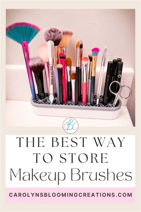 The Best Way To Store Makeup Brushes — Diy Home Improvements Carolyns