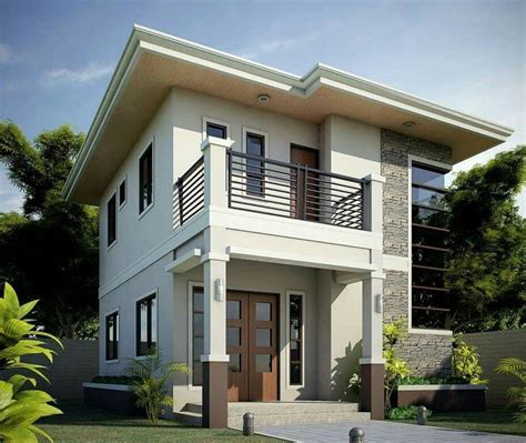 2 Storey Small House Exterior Design Philippines Two Story House Design