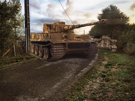 My Photo From Villers Bocage With Tiger Tanks Photoshopped In To Show