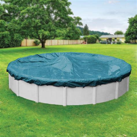 pool mate guardian 33 ft round teal blue winter pool cover 5833 4 the home depot