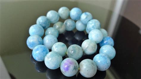 Natural Blue Hemimorphite Beads Blue Gemstone Beads Blue Etsy Blue
