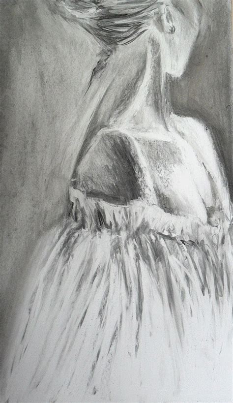 Items Similar To Female Drawing Female Figure Drawing Charcoal Drawing