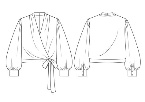 Pin On Fashion Technical Drawing