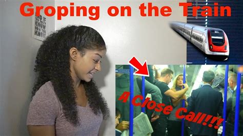 groping on the train social experiment reaction youtube