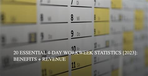 20 Essential 4 Day Workweek Statistics 2023 Benefits Revenue Zippia