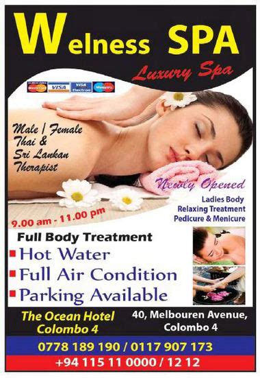 Spa Massage Centers In Colombo And Other Cities Of Sri Lanka Wellness Luxury Spa Kollupitiya