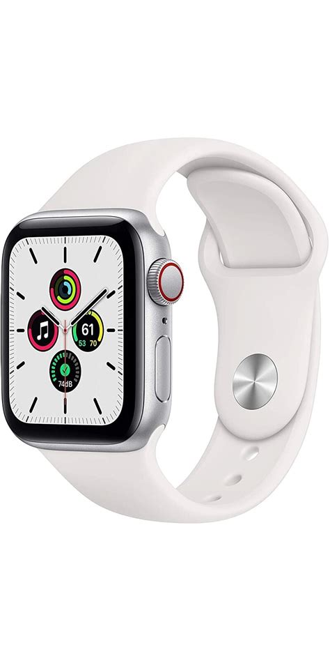 Apple Watch Se 40mm Gps Cellular White Sport Band Happi Mobiles