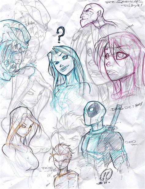 Quick Warm Up Sketches Concept Art Characters Sketches Hard Drawings
