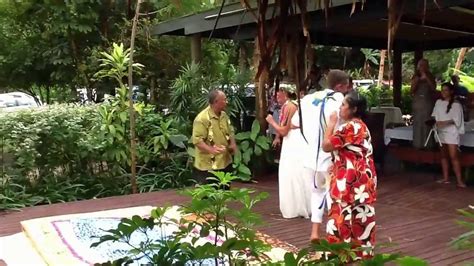 A possible interpretation is the marriage of band and audience. Rotuman wedding at the Beach House Fiji - YouTube