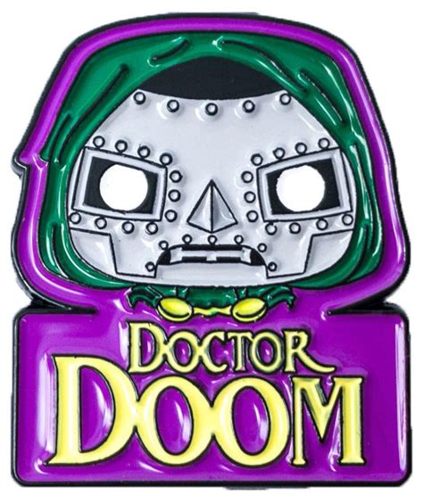 Marvel Doctor Doom Pinbadge By Marvel Collector Corps New Sealed